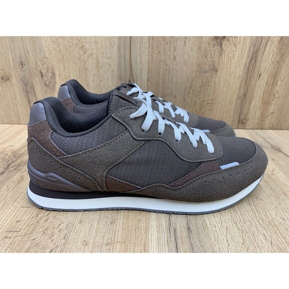 Quiksilver Beaumont Mens 10.5 EE Wide Brown Casual Sneakers Mesh Suede main image 8